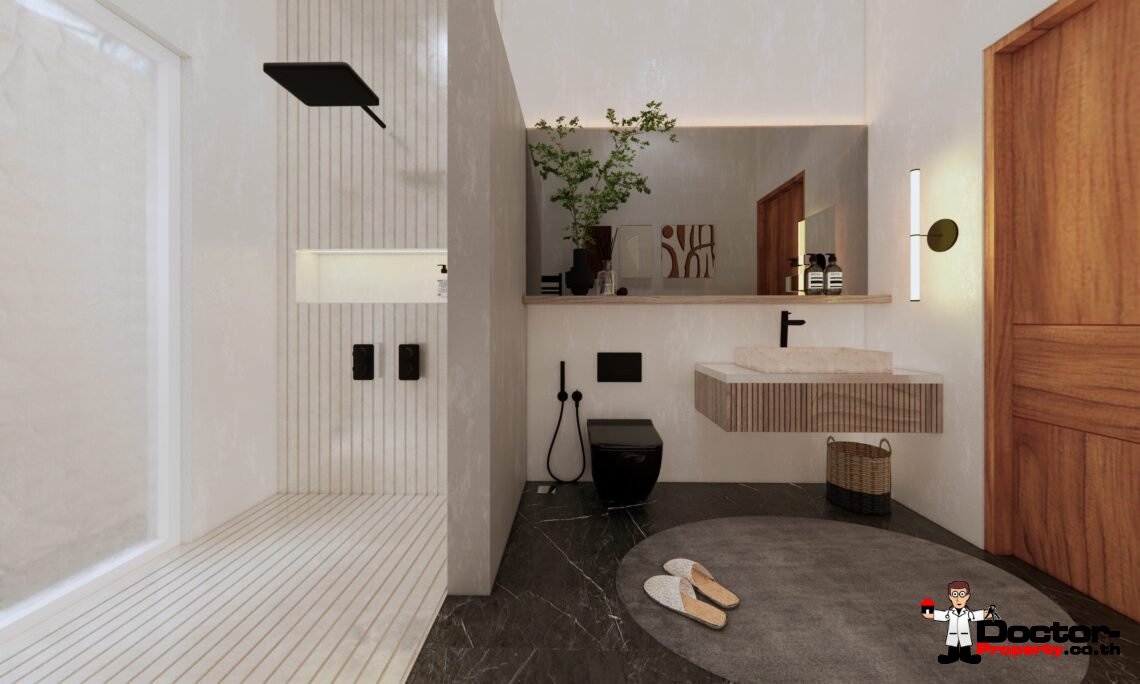 Tropical 3-4 Bedroom Pool Villa with Sea View in Lamai, Koh Samui – For Sale